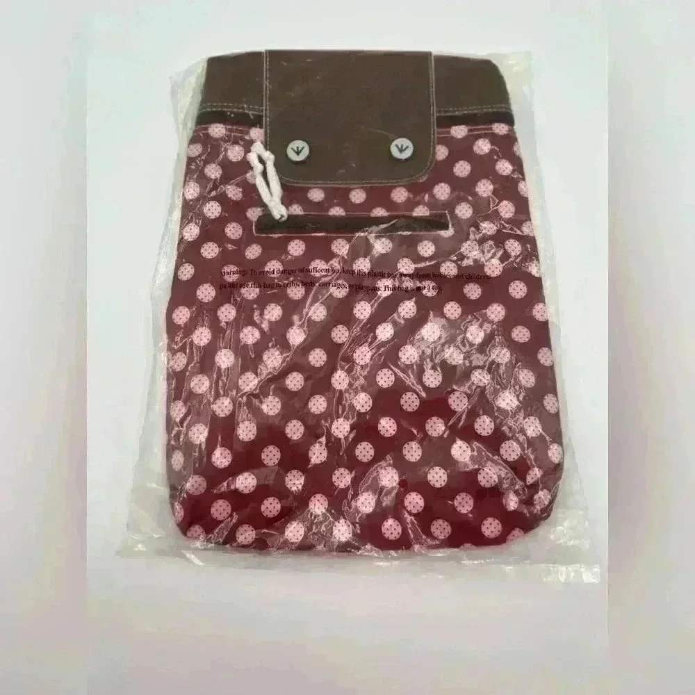 🆕 Girls Monster Backpack 🎒 polka dots